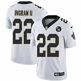 Nike Saints 22 Mark Ingram II White With Tom Benson Patch Vapor Untouchable Limited Jersey Dzhi,baseball caps,new era cap wholesale,wholesale hats